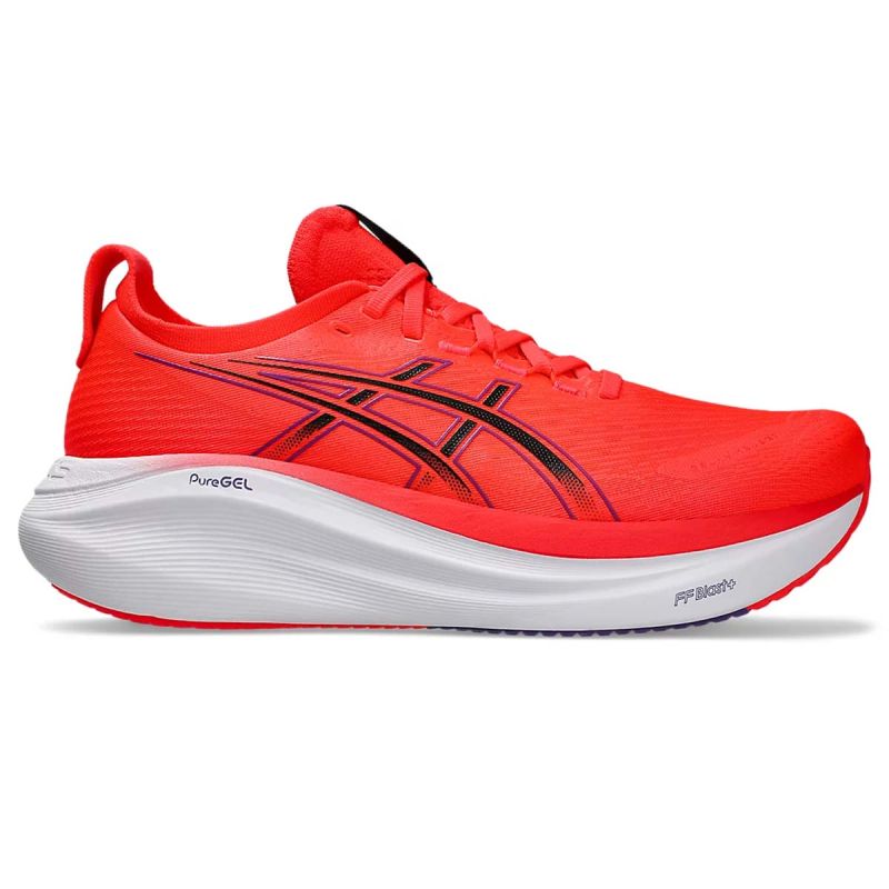 Gel-nimbus 27 - Chaussures de running Homme - Flash red / Black Gel-nimbus 27 - Chaussures de running Homme - Flash red / Black