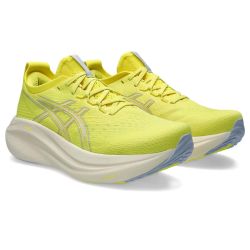 Gel-nimbus 27 - Chaussures de running Homme - Citron / Cream