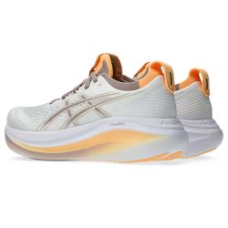 Gel-nimbus 27 - Chaussures de running femme - White / Fawn