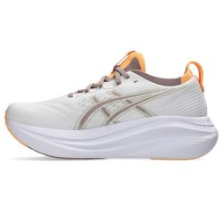 Gel-nimbus 27 - Chaussures de running femme - White / Fawn