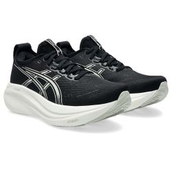 Gel-nimbus 27 - Chaussures de course sur Route Femme - Black / Lake Grey