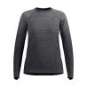 T-shirt de running Femme sans coutures à manches longues Essentials - Stone Gray Chiné