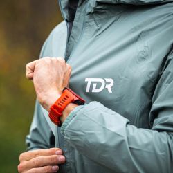 Veste trail running imperméable pour Homme - Tissu Membrane - Vert