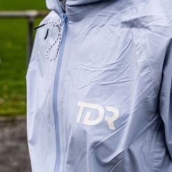 Veste trail running imperméable pour Femme - Tissu Membrane - Bleu