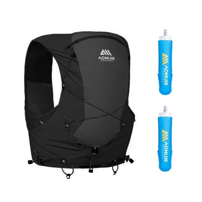 Sac Trail Série MontBlanc - 12l + 2 Flasques - Noir