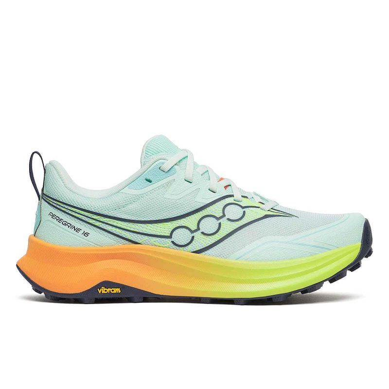 Peregrine 16 - Chaussures de Trail Femme - Aqua / Citron