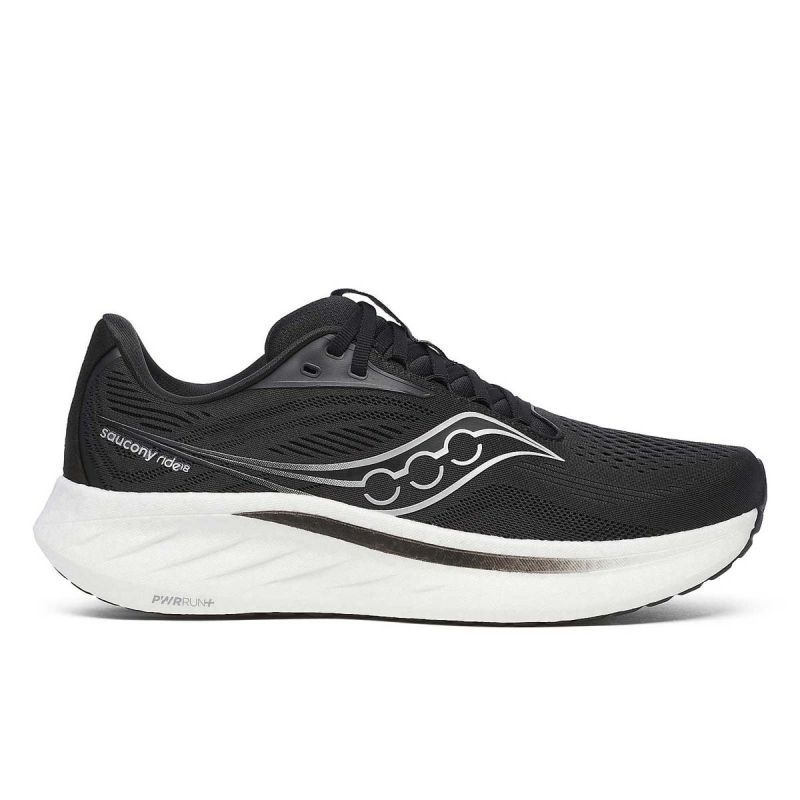Ride 18 - Chaussure de Running Homme - Black / White