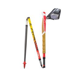 Bâtons Trail Carbon 4 - Magnetic Cork Cross - Fire