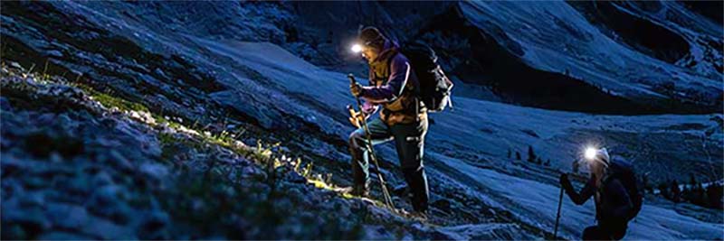 lampe frontale pour sortie trail